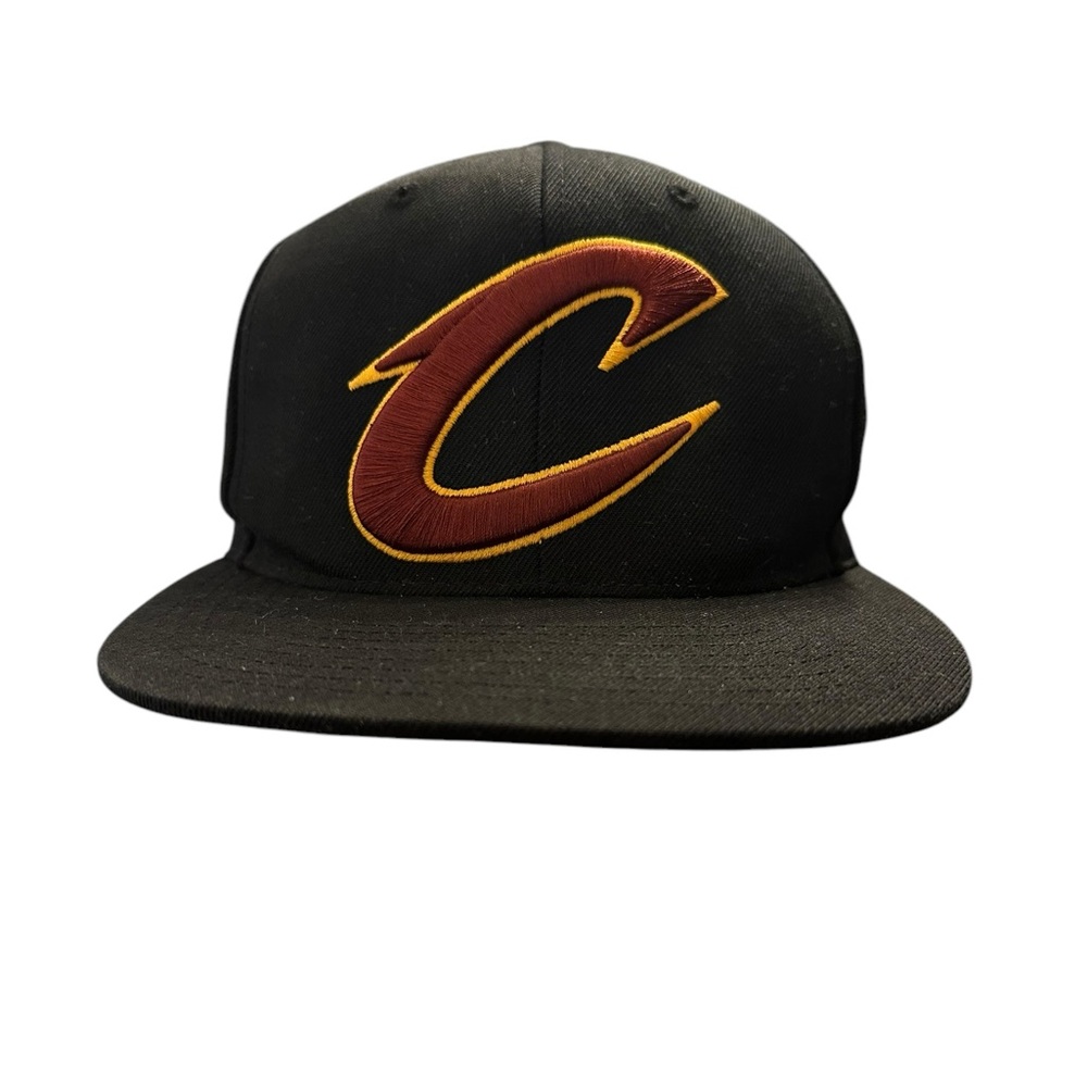 Mitchell‎ & Ness Cleveland Cavaliers Cavs NBA Snapback Adjustable Hat Cap Wool